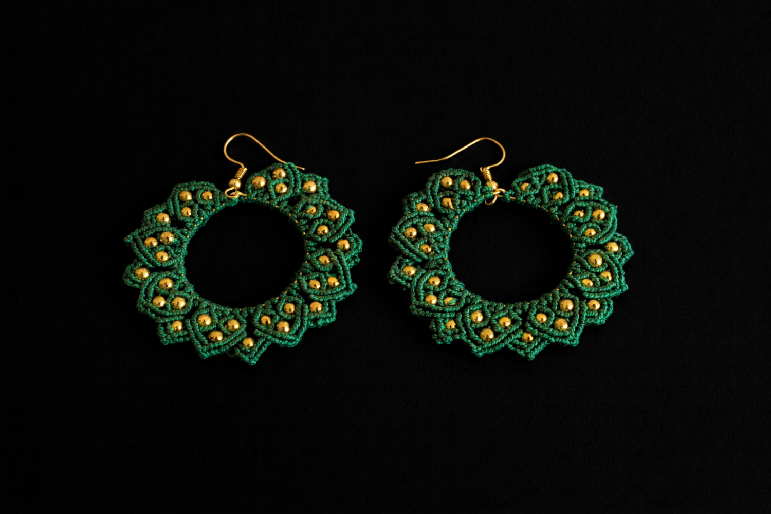 Boho Macrame Earrings