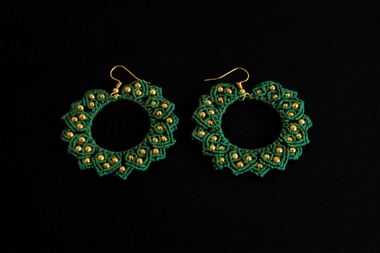 Boho Macrame Earrings