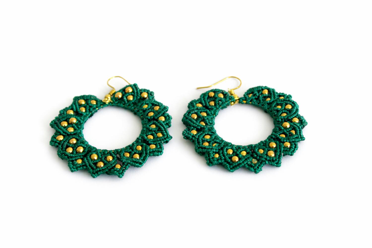 Boho Macrame Earrings