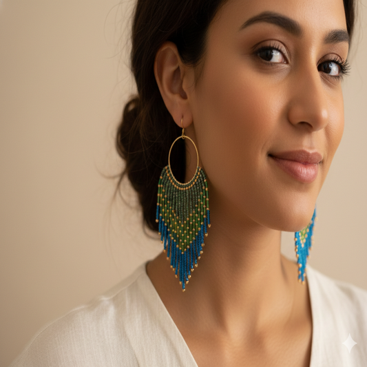 Boho Beaded Earrings