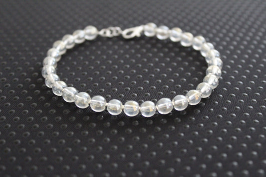 Clear Quartz Beaded Bracelet 